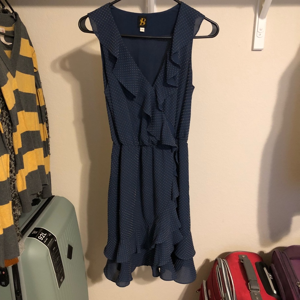 Ruffled Swiss Dot Dress